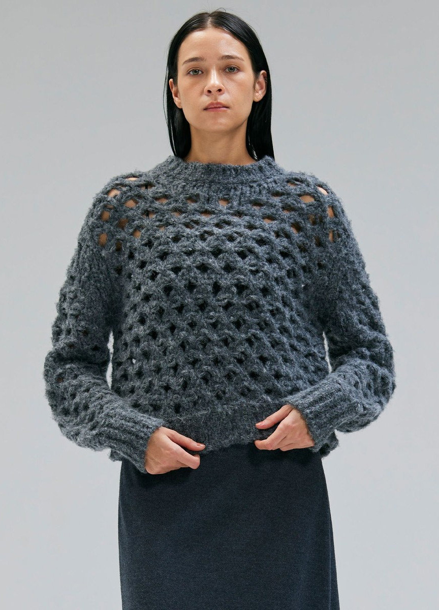 圓領設計針織衫